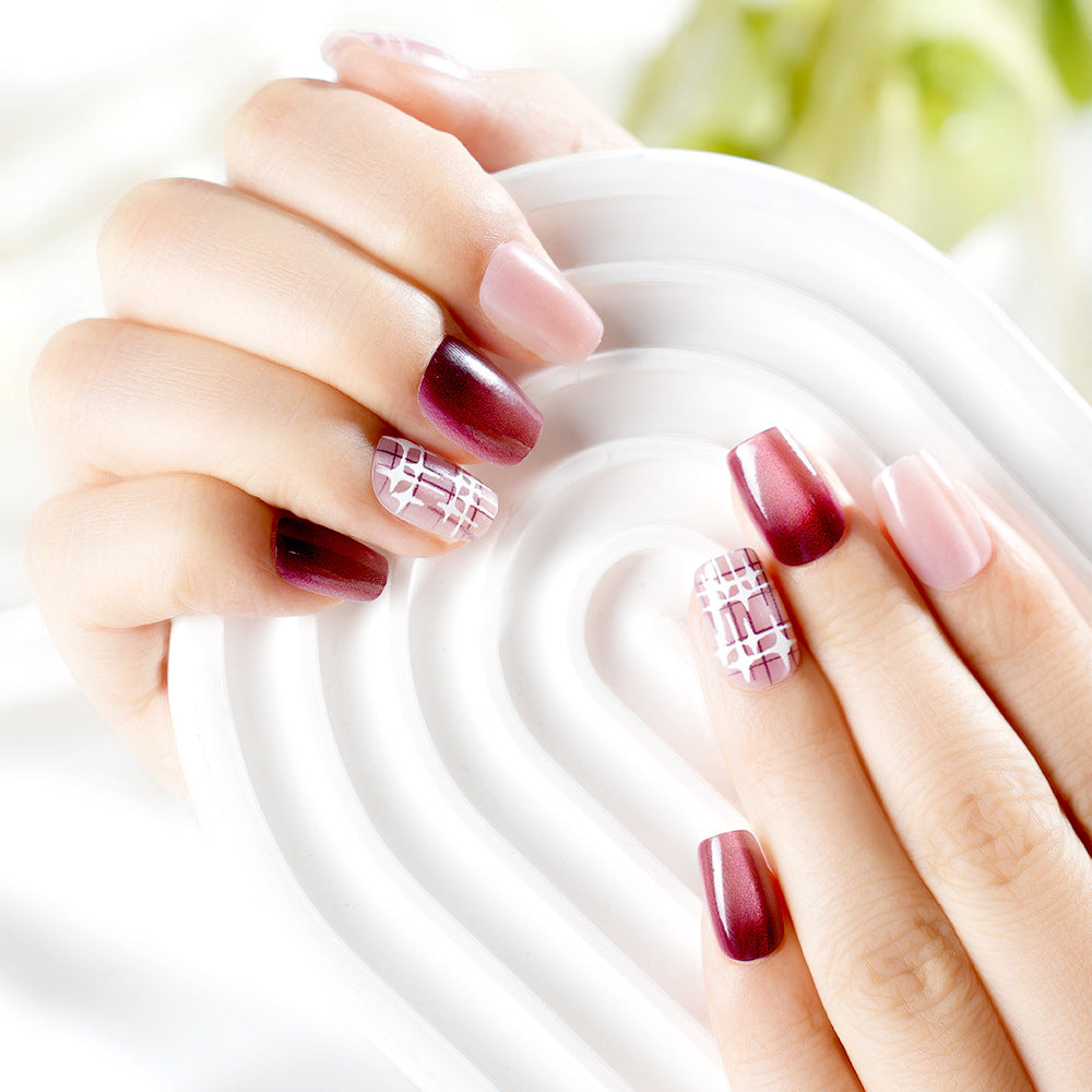 Stylish Gradient Press-On Nail Set Acalora