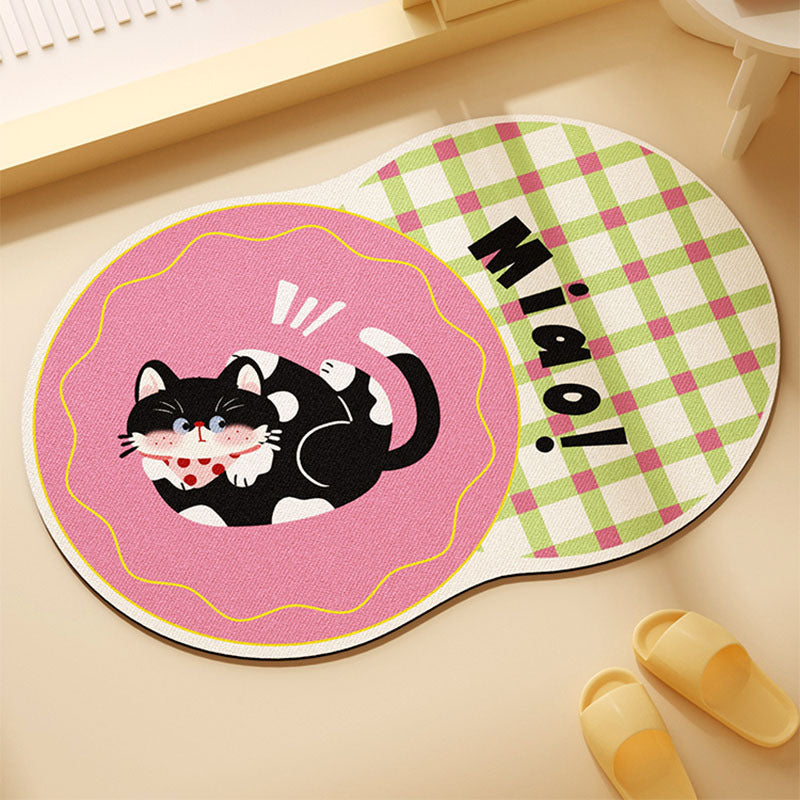 Fun Donut-Themed Bath Mat