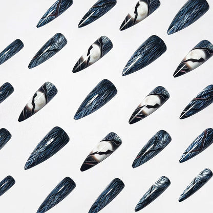 Artistic Stiletto Nail Art Acalora