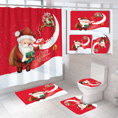 Festive Christmas Bathroom Set