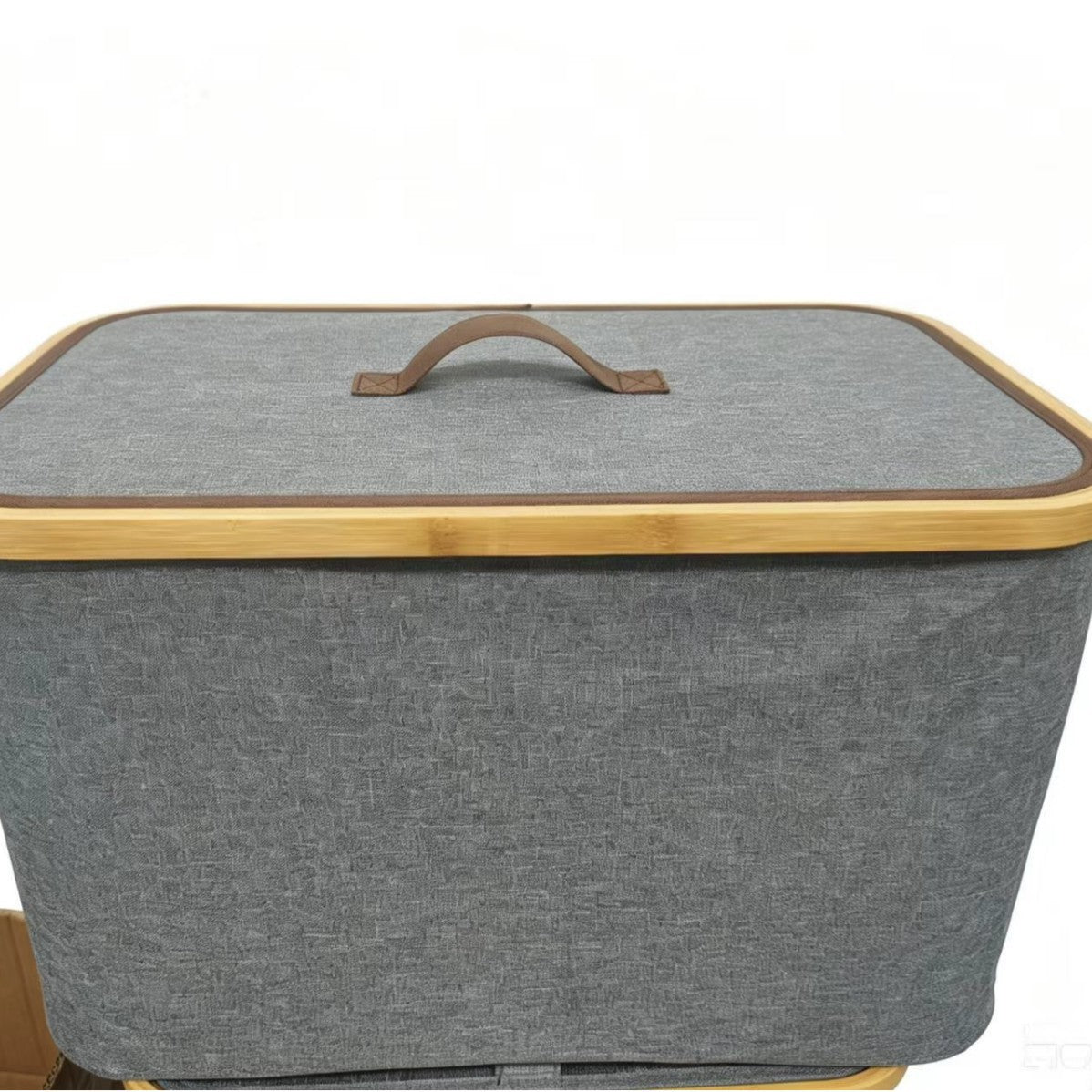 Storage boxes with elegant bamboo accents Acalora