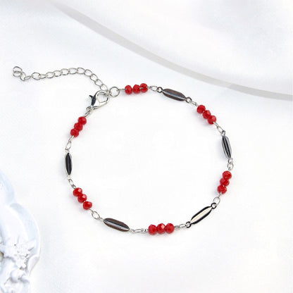 Unique Beaded Chain Bracelet Acalora