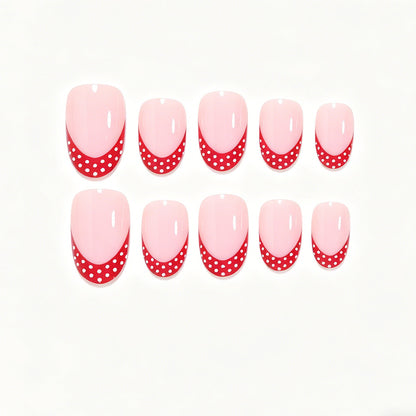 Decorative French Tip Nail Art Set Acalora
