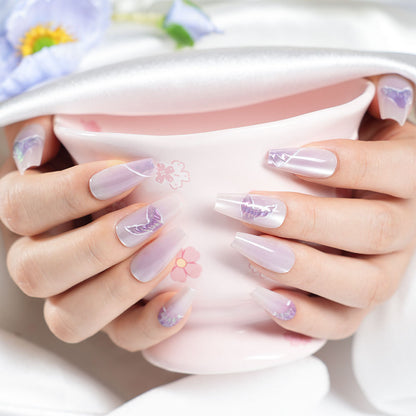 Artistic Press-On Nail Designs Acalora