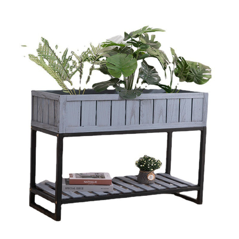 Wooden Planter Stand Acalora