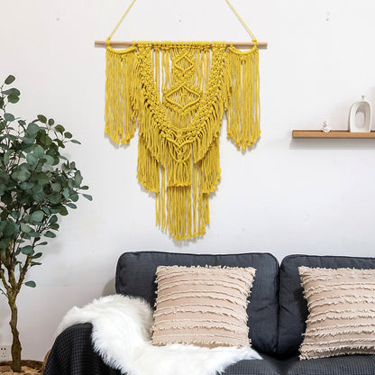 Macrame Wall Decor with Artistic Details