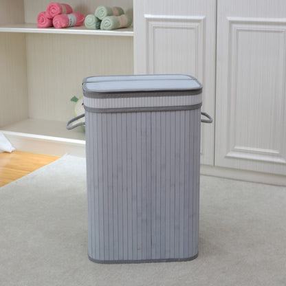 Elegant Laundry Basket Made of Natural Bamboo Acalora