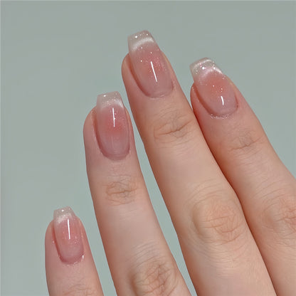 Elegant French Tip Nail Set Acalora