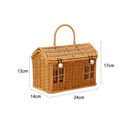 Handcrafted decorative basket Acalora
