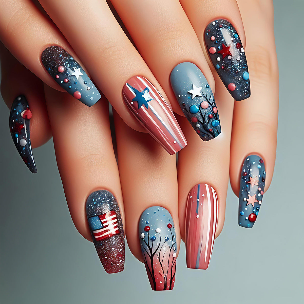 Artistic Celebration Nail Art Acalora