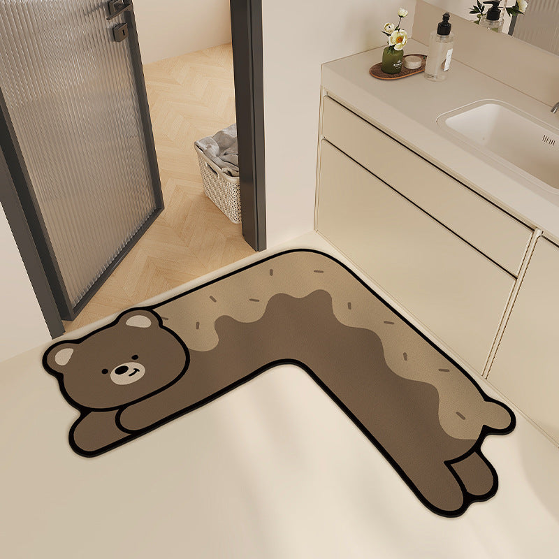 Cute Animal-Themed Bath Mat