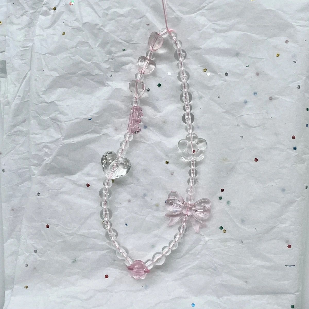 Decorative Butterfly Beaded Necklace Acalora