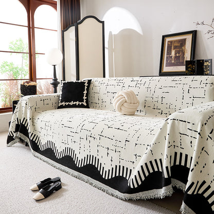 Modern Geometric Pattern Sofa Throw Blanket