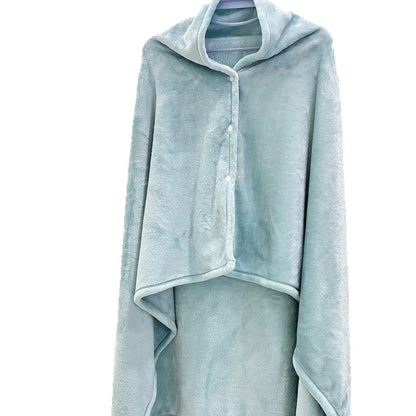 Cozy Fleece Hooded Blanket