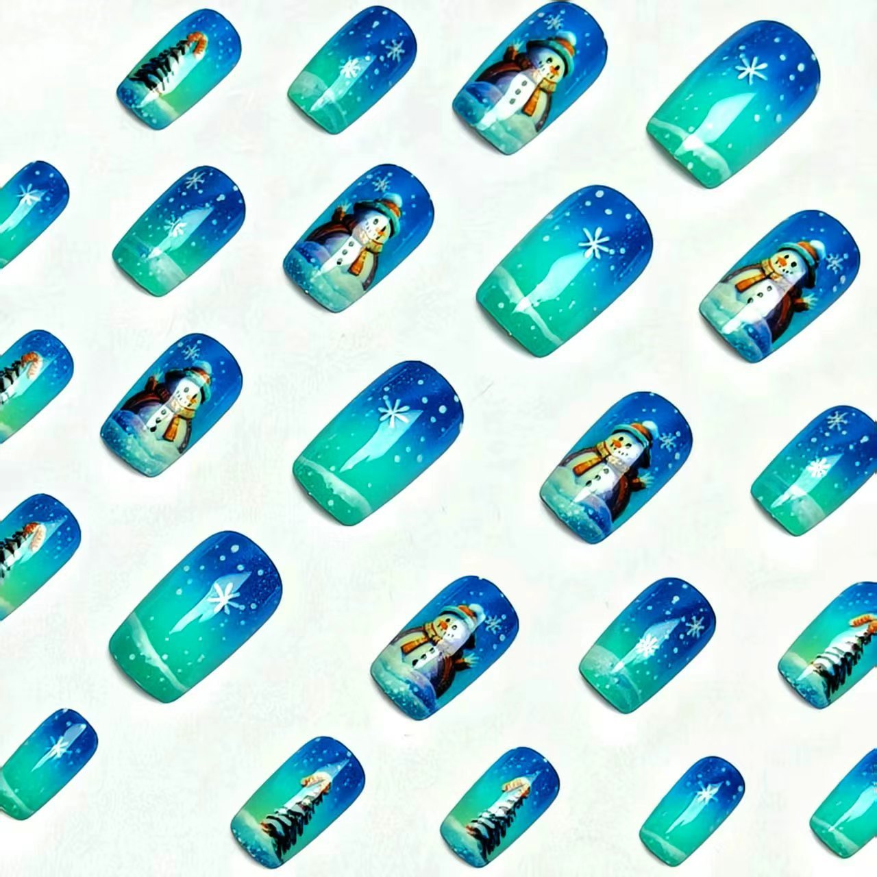 Winter Wonderland Themed Nail Art Acalora