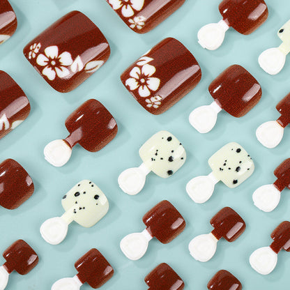 Artificial nails in elegant natural design Acalora