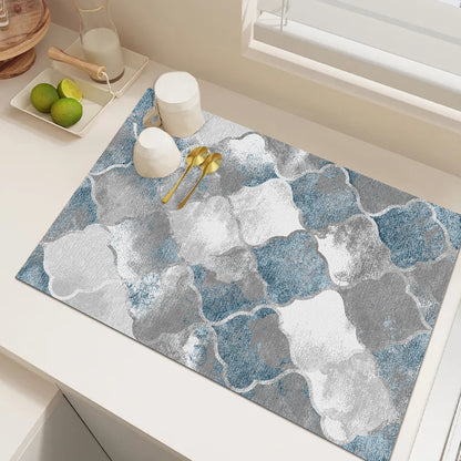 Abstract Geometric Dining Table Mat Acalora