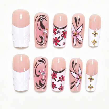 Decorative Floral Nail Art Tips Acalora 1788858442