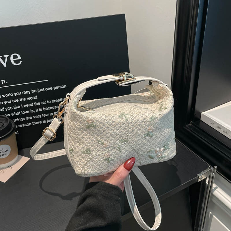 Embroidered Floral Mini Handbag Acalora