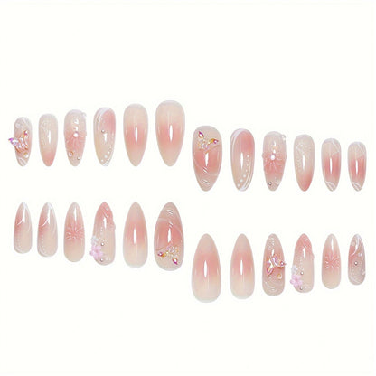 Artistic Floral Inspired Press-On Nails Acalora