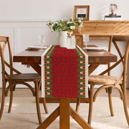 Festive Holiday-Themed Table Runner