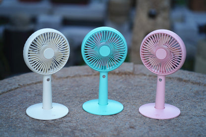 Unisex Portable Table Fan with Flexible Design and Powerful Battery Bowlift