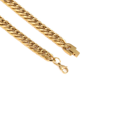 Stylish Chunky Braided Chain Bracelet Acalora