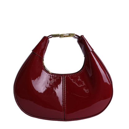 Glossy Patent Leather Evening Handbag Acalora