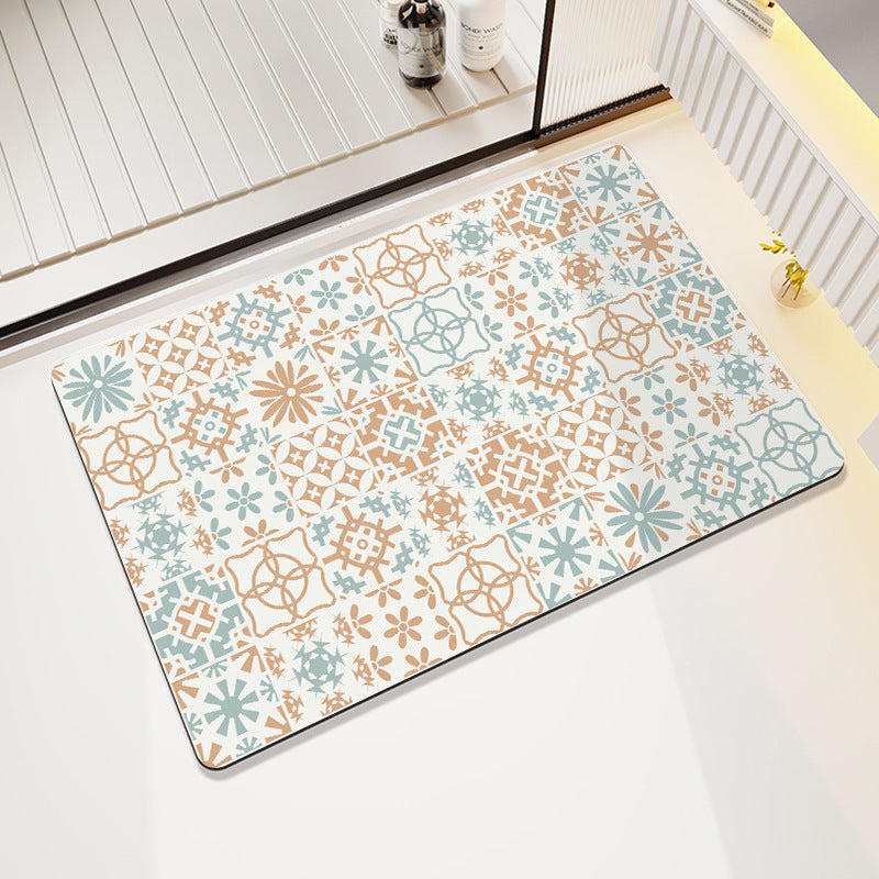 Abstract Modern Bath Mat Acalora