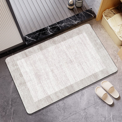 Textured Abstract Design Bath Mat Acalora