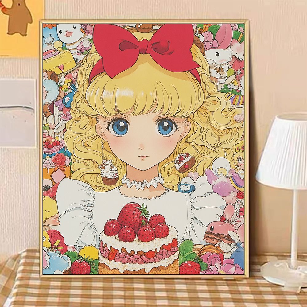Whimsical Fantasy Dessert-Themed Canvas Art Print