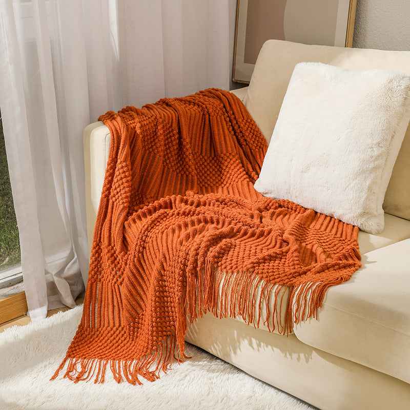 Unisex Stylish Textured Throw Blanket