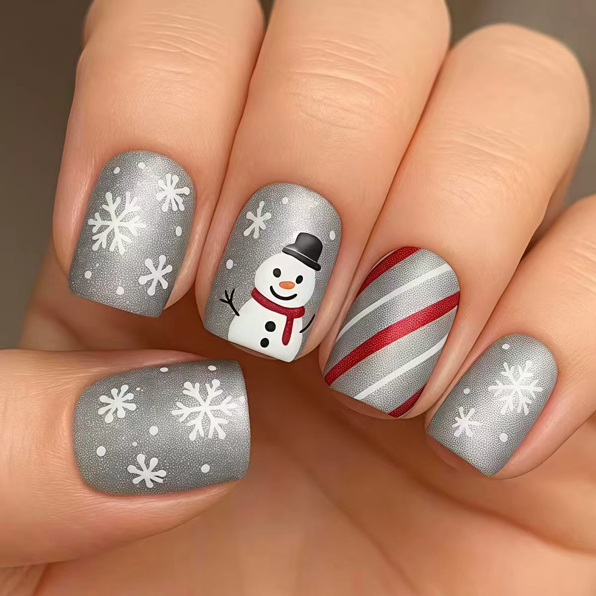 Festive Seasonal Nail Art Acalora