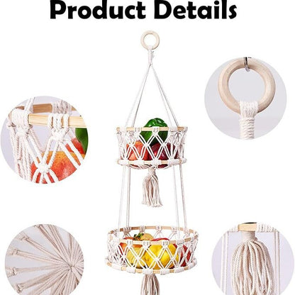 Hanging Macrame Plant Holder Acalora