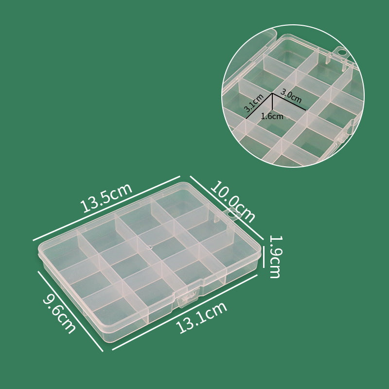 Versatile Clear Storage Organizer Box Acalora
