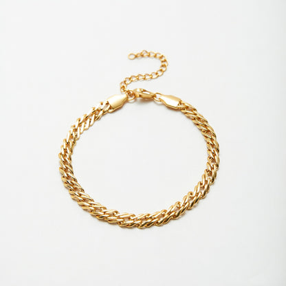 Stylish Interwoven Chain Bracelet Acalora