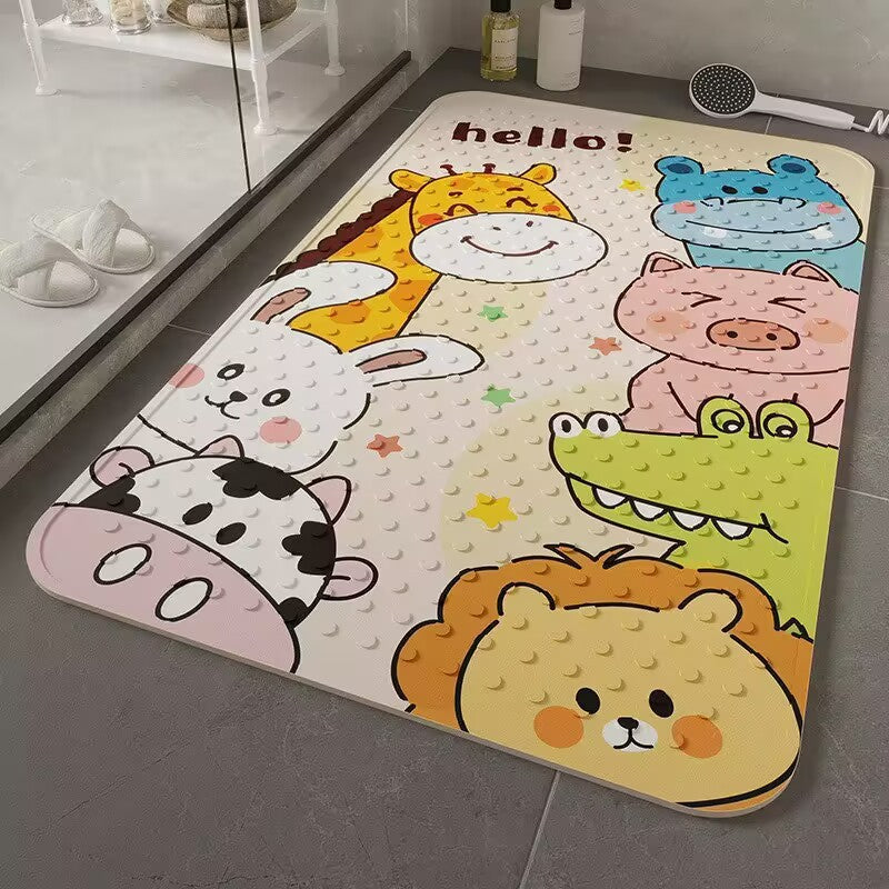 Cute Cartoon Bath Mat