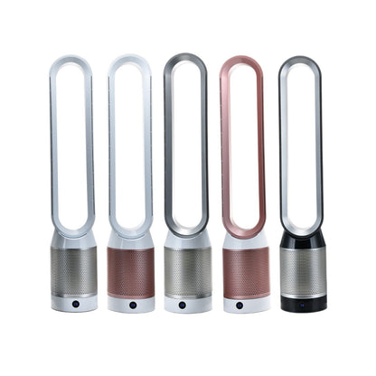 Cool bladeless tower fan with HEPA air purifier and remote control Skanto