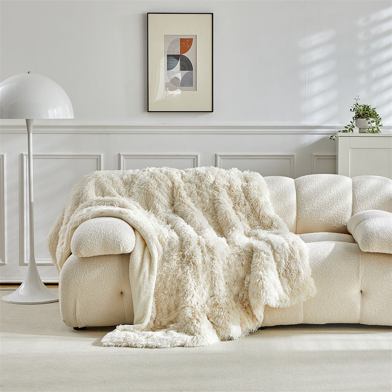 Luxurious Faux Fur Throw Blanket