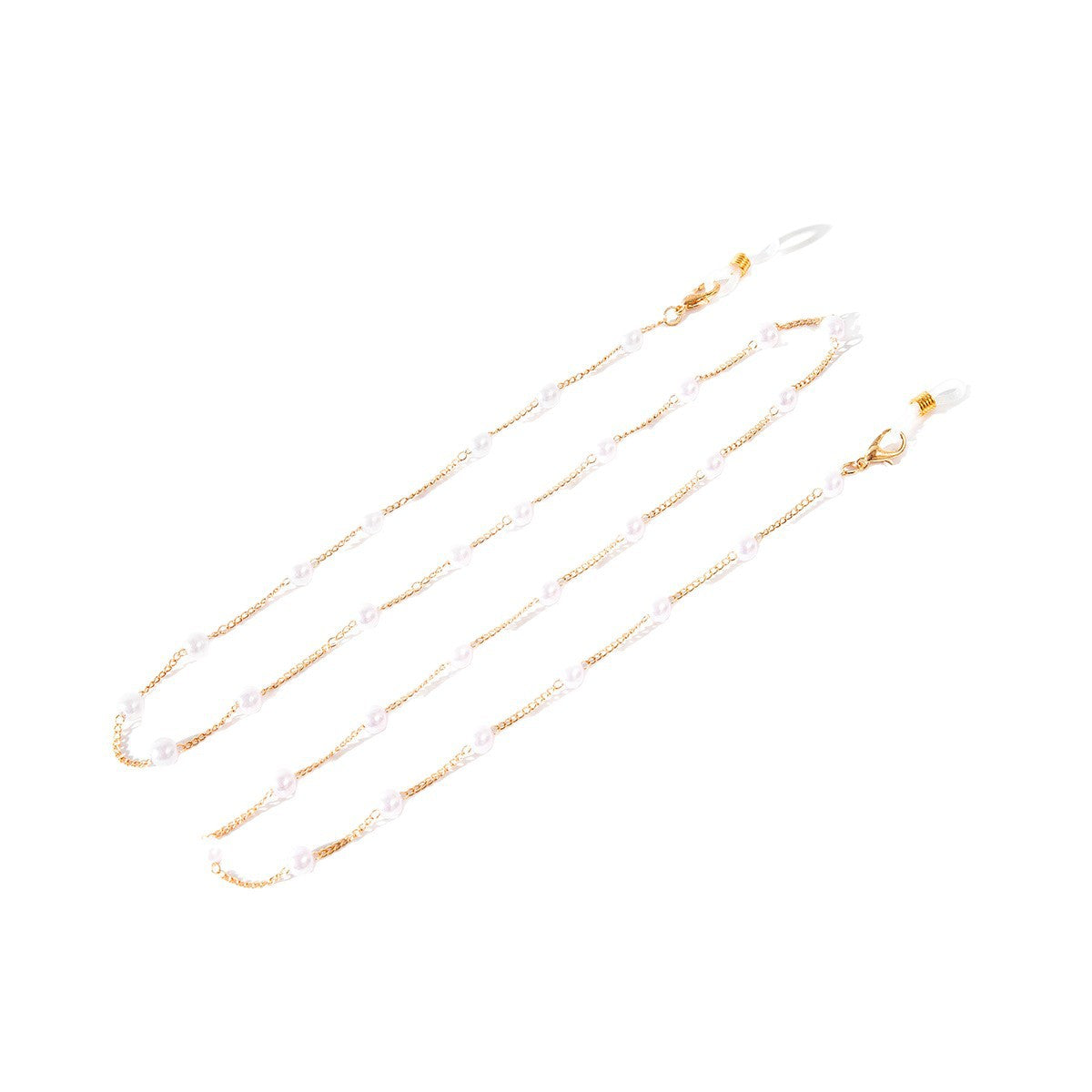 Elegant Pearl Bead Eyewear Chain Acalora