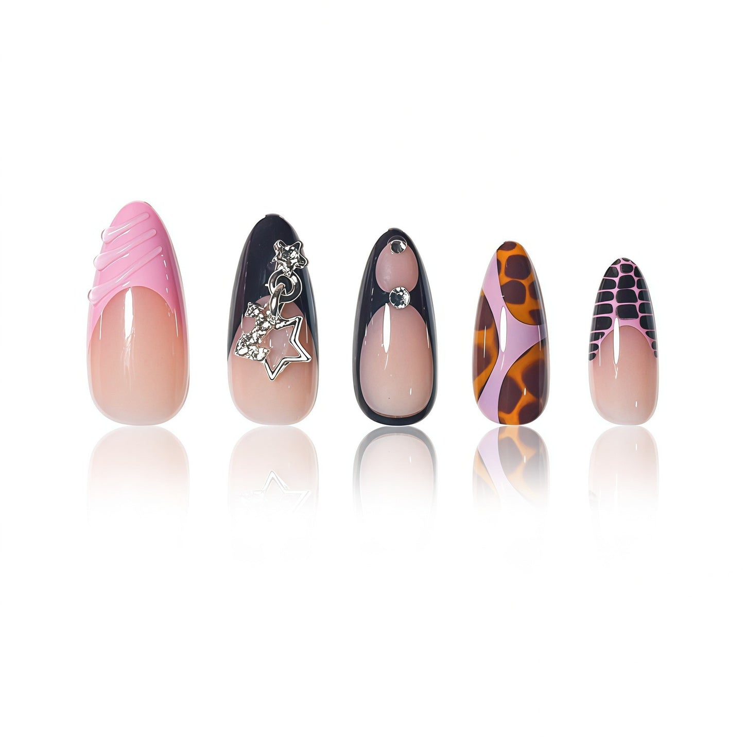 Artistic Glam Nail Set Acalora