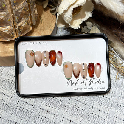 Reusable Press-On Nail Set Acalora