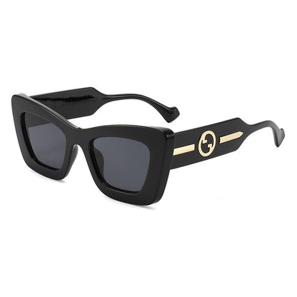 Women's designer sunglasses with distinctive geometric frame and high-quality craftsmanship Bowlift
