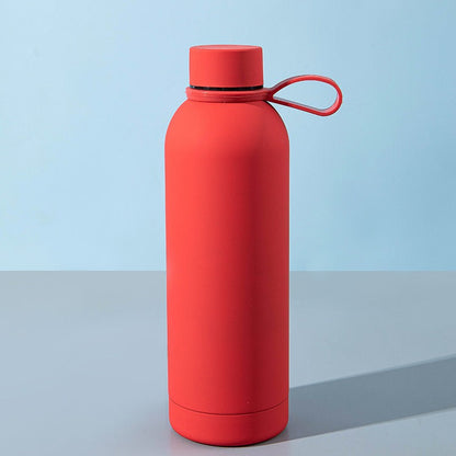 Ladies stylish stainless steel drinking bottle with innovative closure Kalsten