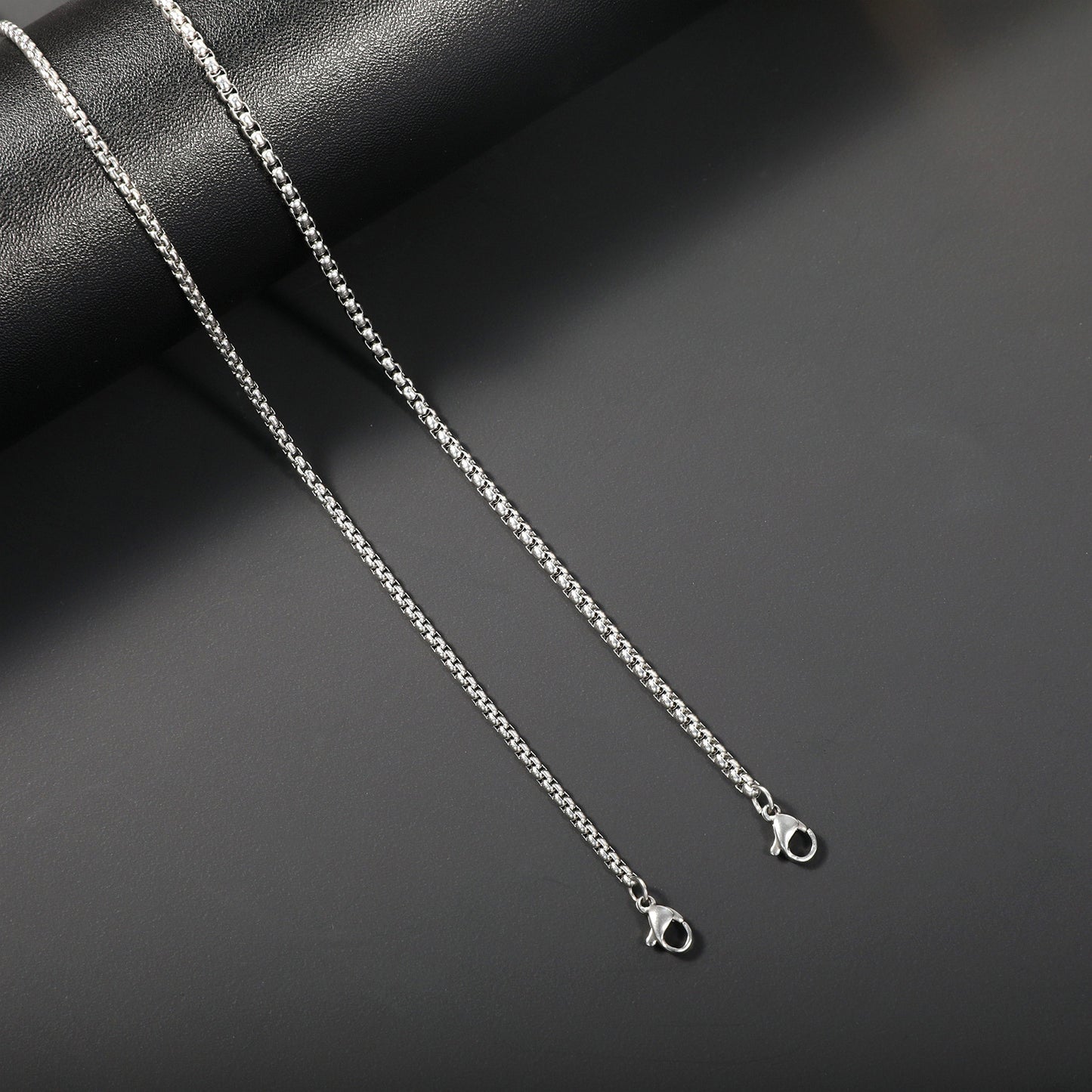 Sleek Stainless Steel Chain Necklace Acalora