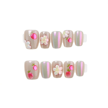 Artfully Embellished Press-On Nail Set Acalora