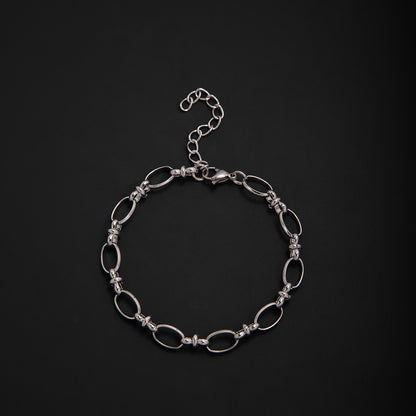 Elegant Geometric Link Bracelet Acalora