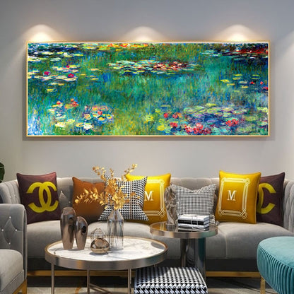 Large Landscape Framed Canvas Art