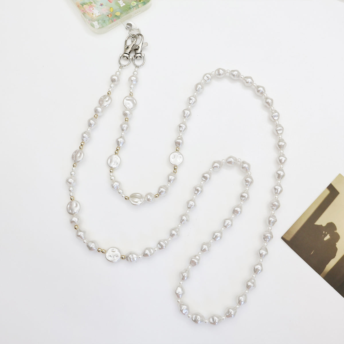 Beaded Eyewear Chain with Stylish Checker Design Acalora