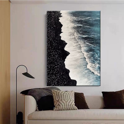 Ocean-Inspired Abstract Canvas Wall Art